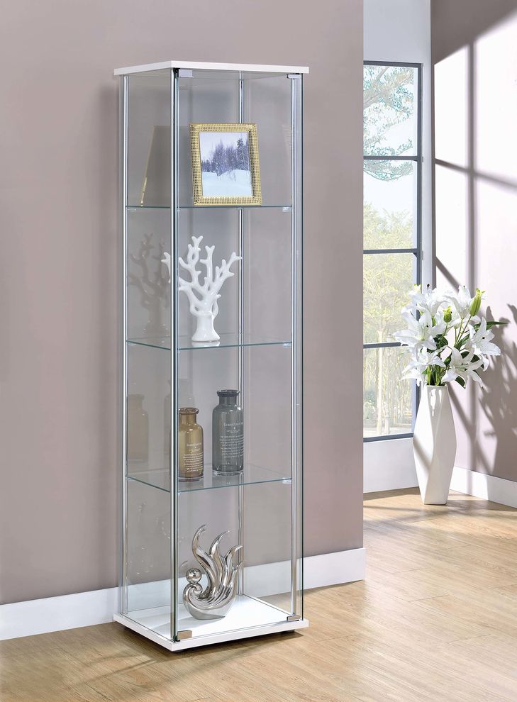 Glass curio cabinet / display by Coaster