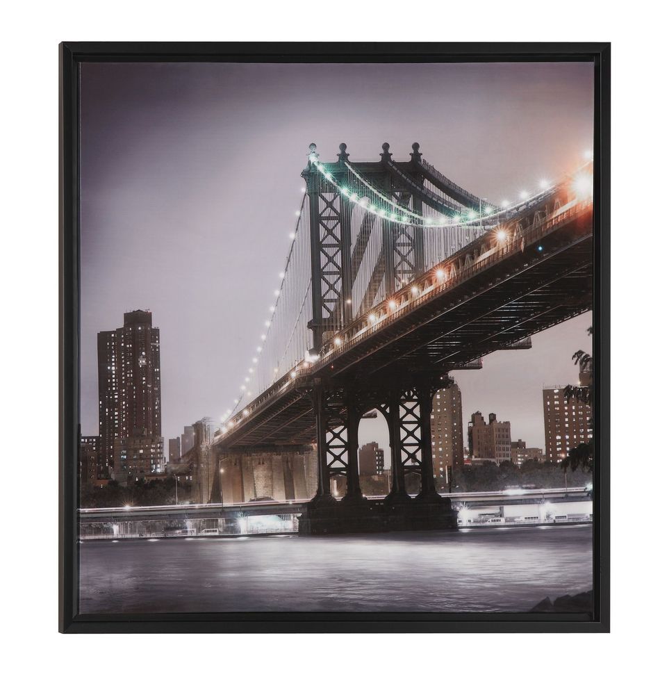 The big bridge picture w/ frame by Coaster
