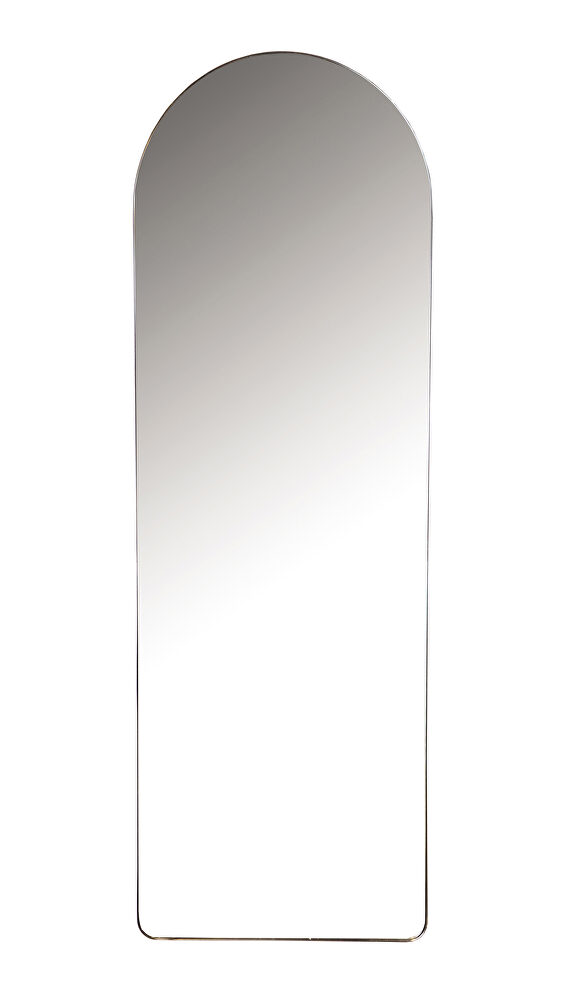 Matte black finish mirror by Coaster