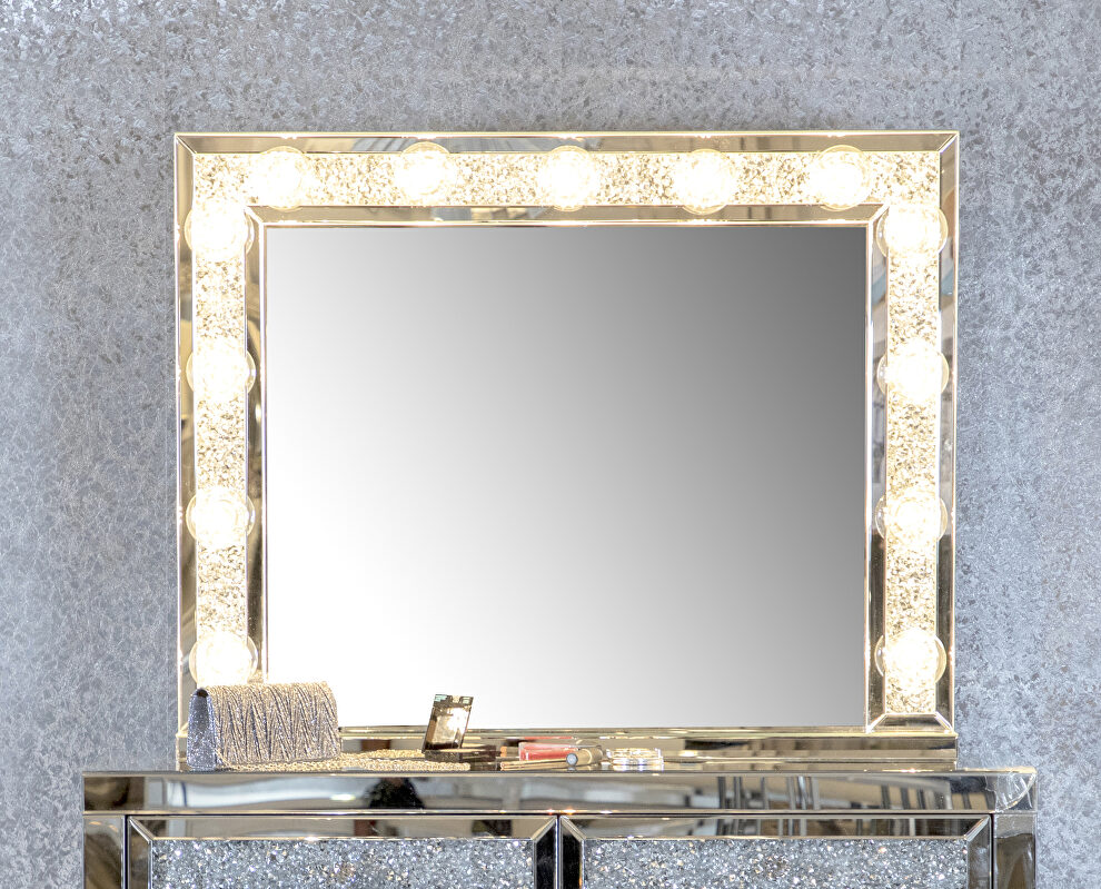 Hollywood glam table mirror by Coaster