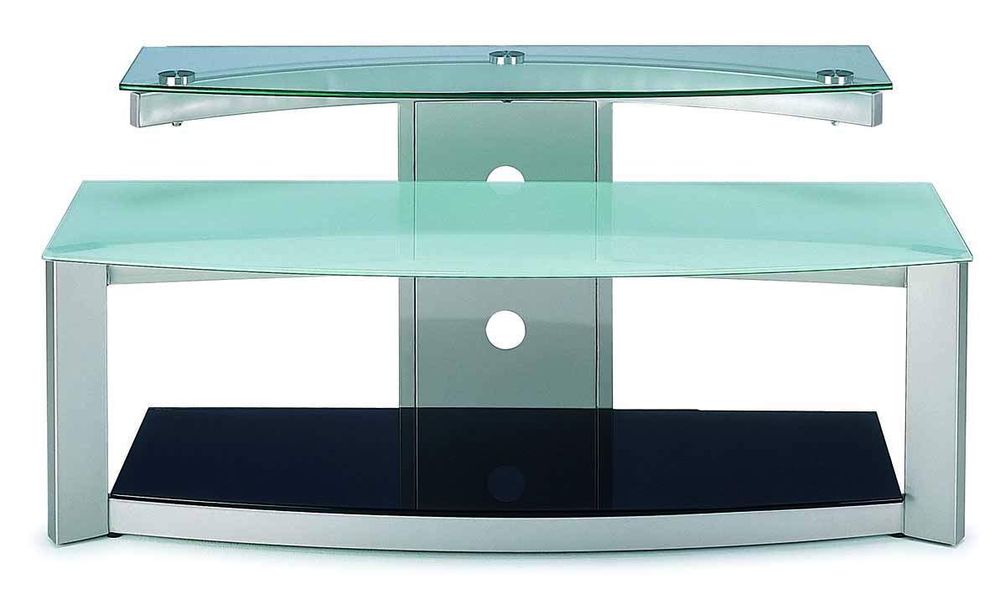 Glass / Metal TV Stand by New Spec