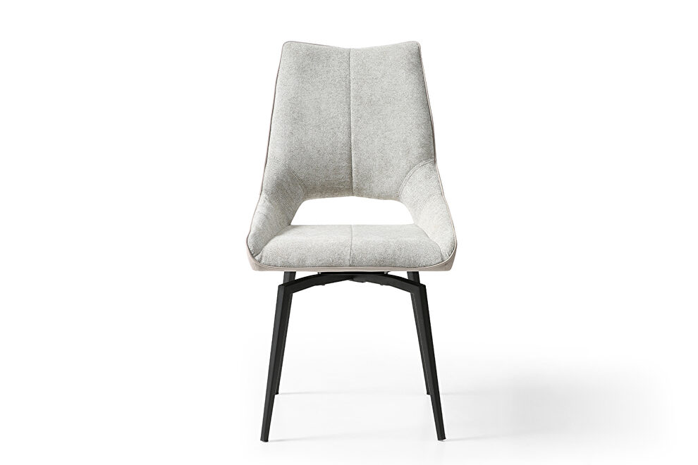 Black base / beige swivel chair by ESF