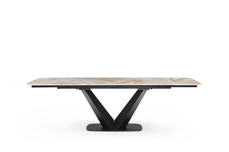 Extension table w/ ceramic table top by ESF
