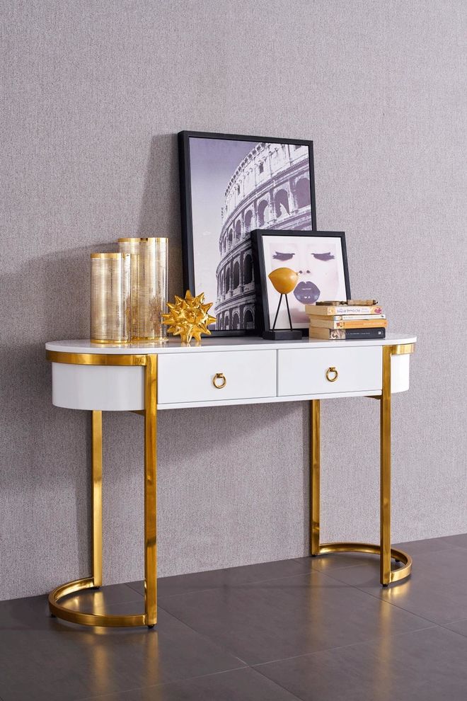Gold / white luxury buffet / display by ESF
