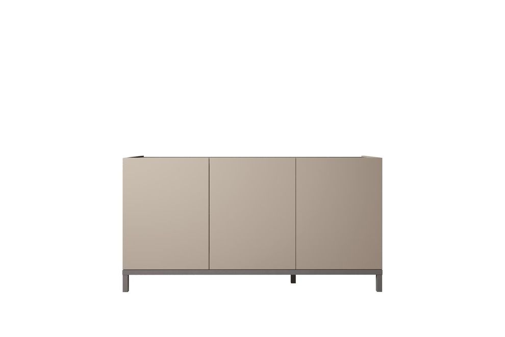 Italy-made ultra-modern gray buffet / server by Status Italy