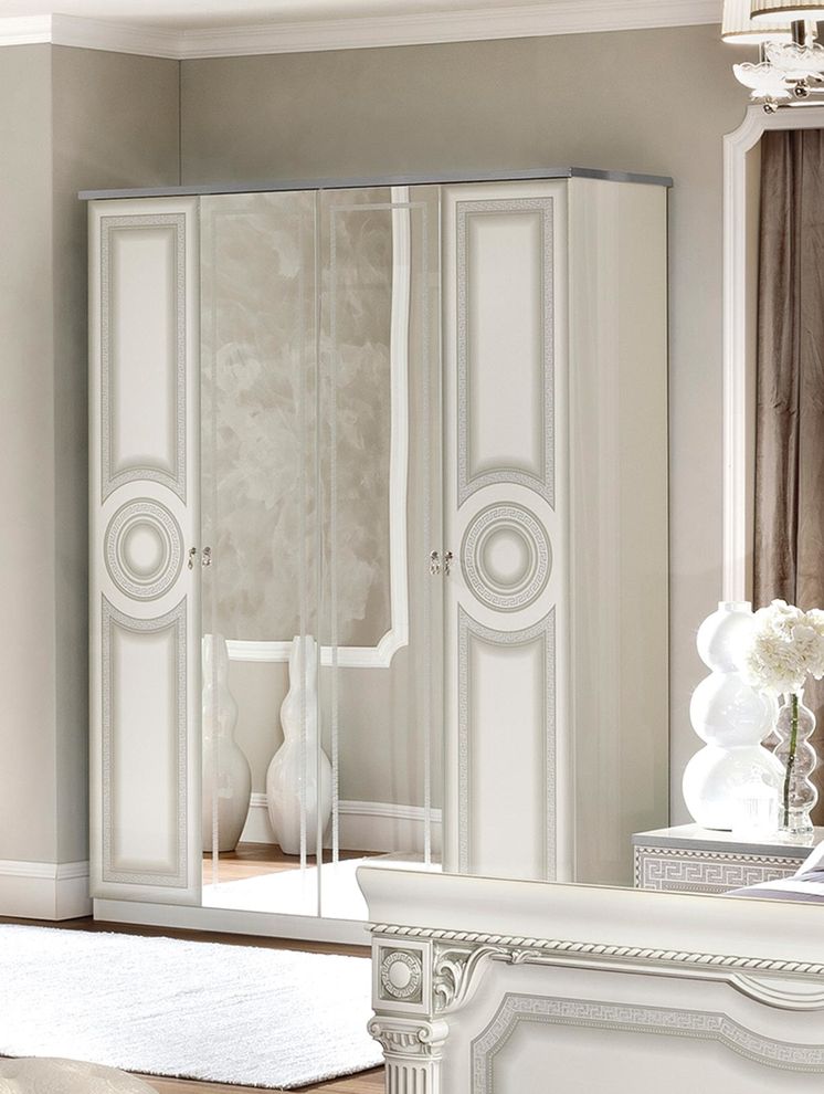 Classic touch elegant roman style 4dr wardrobe by Camelgroup Italy