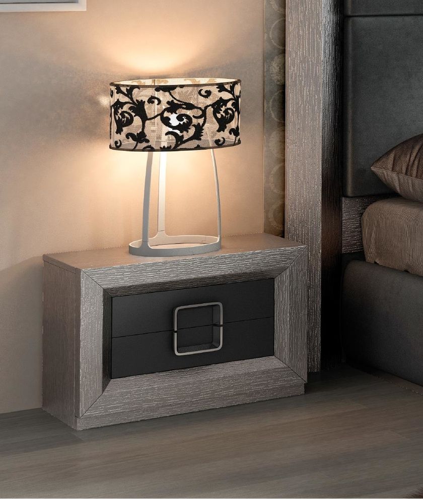 Gray modern Spain-made nightstand by Franco Spain