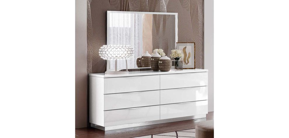 White high gloss modern dresser by Camelgroup Italy