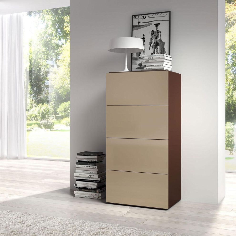 Ultra-modern chest w/ 4 drawers by ESF