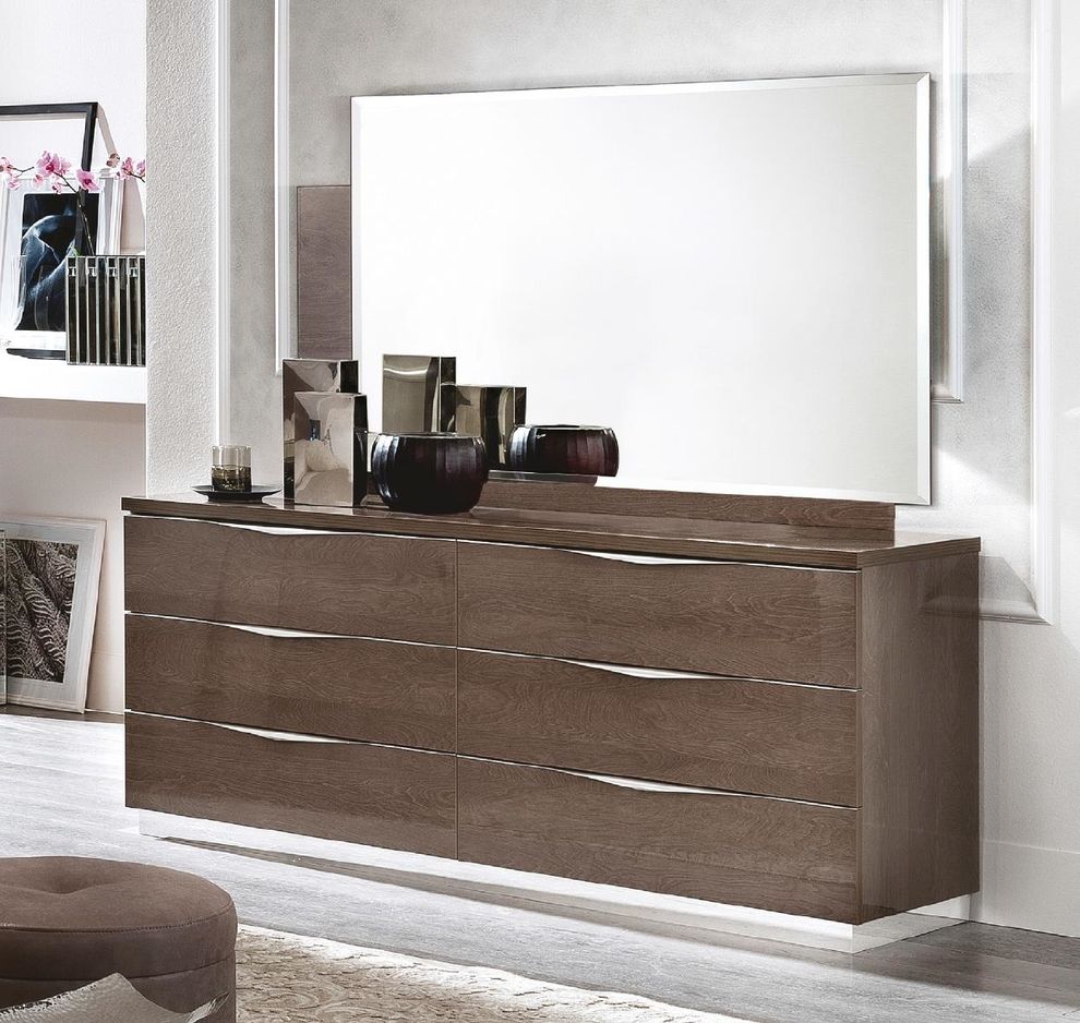 Modern birch finish dresser by Camelgroup Italy