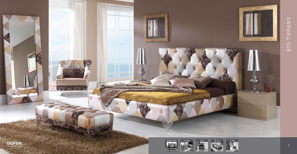 Modern bed w/ post-modern style by ESF