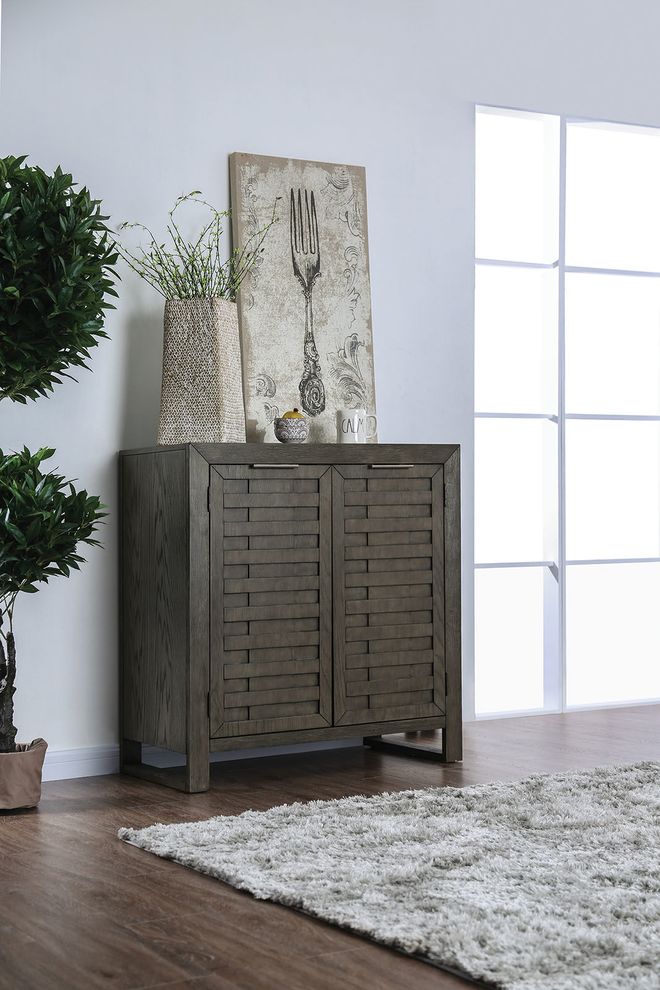 Gray transitional design server / buffet by Furniture of America