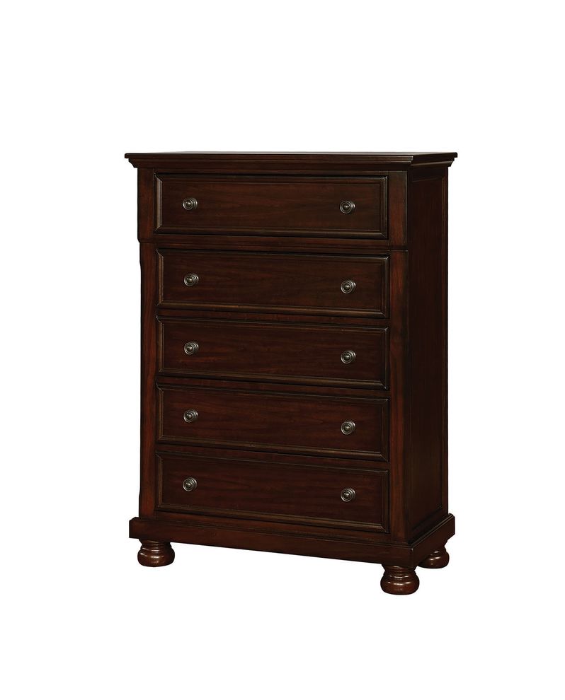 Cherry traditional finish chest by Furniture of America