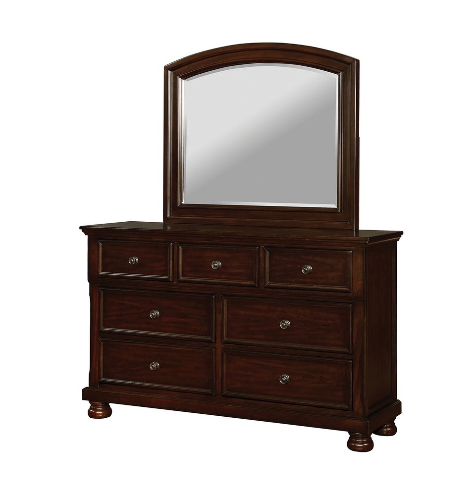 Cherry traditional finish dresser by Furniture of America