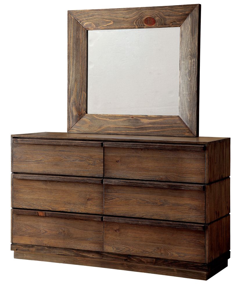 Rustic modern style dresser by Furniture of America