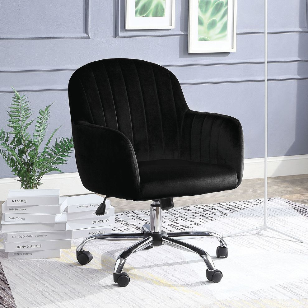 Black Contemporary Office Chair by Furniture of America