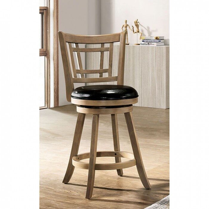 Espresso maple transitional barstool by Furniture of America