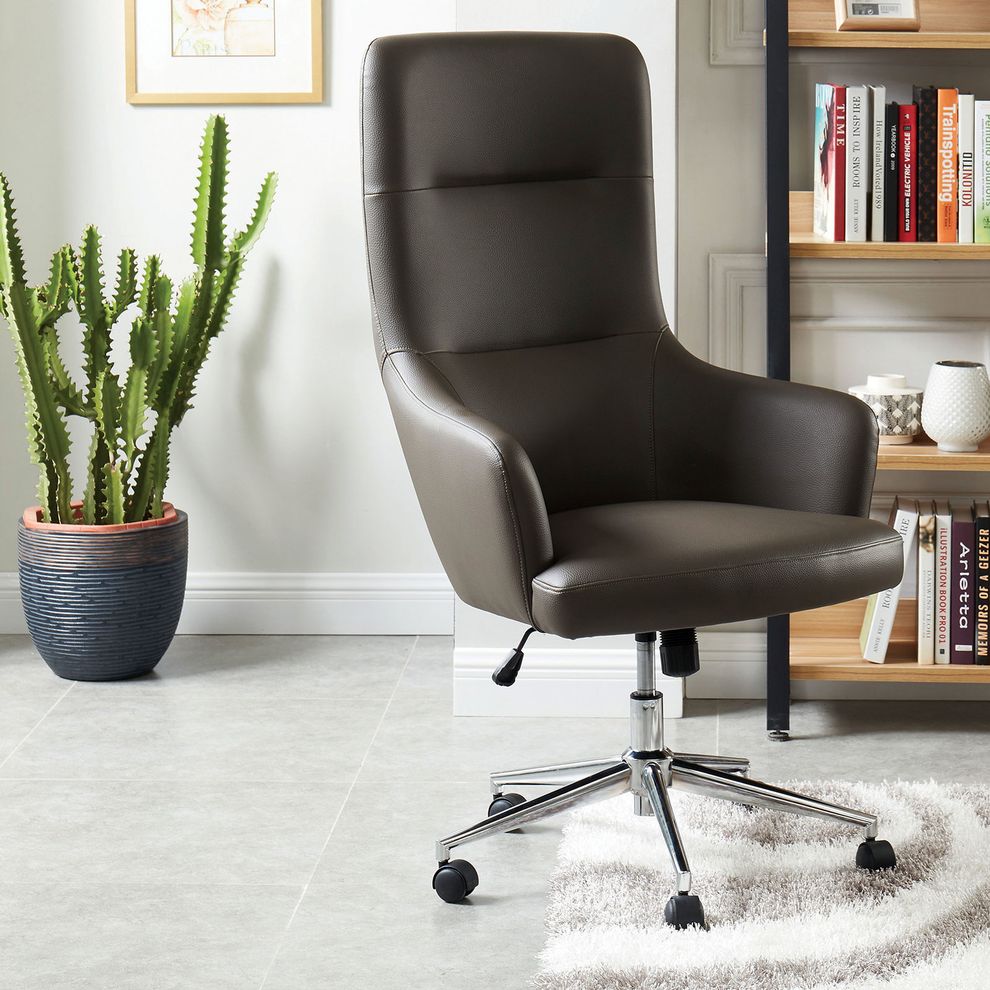 Gray Contemporary Office Chair by Furniture of America