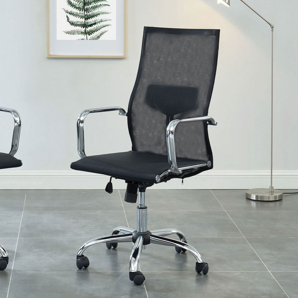 Black Contemporary Office Chair by Furniture of America