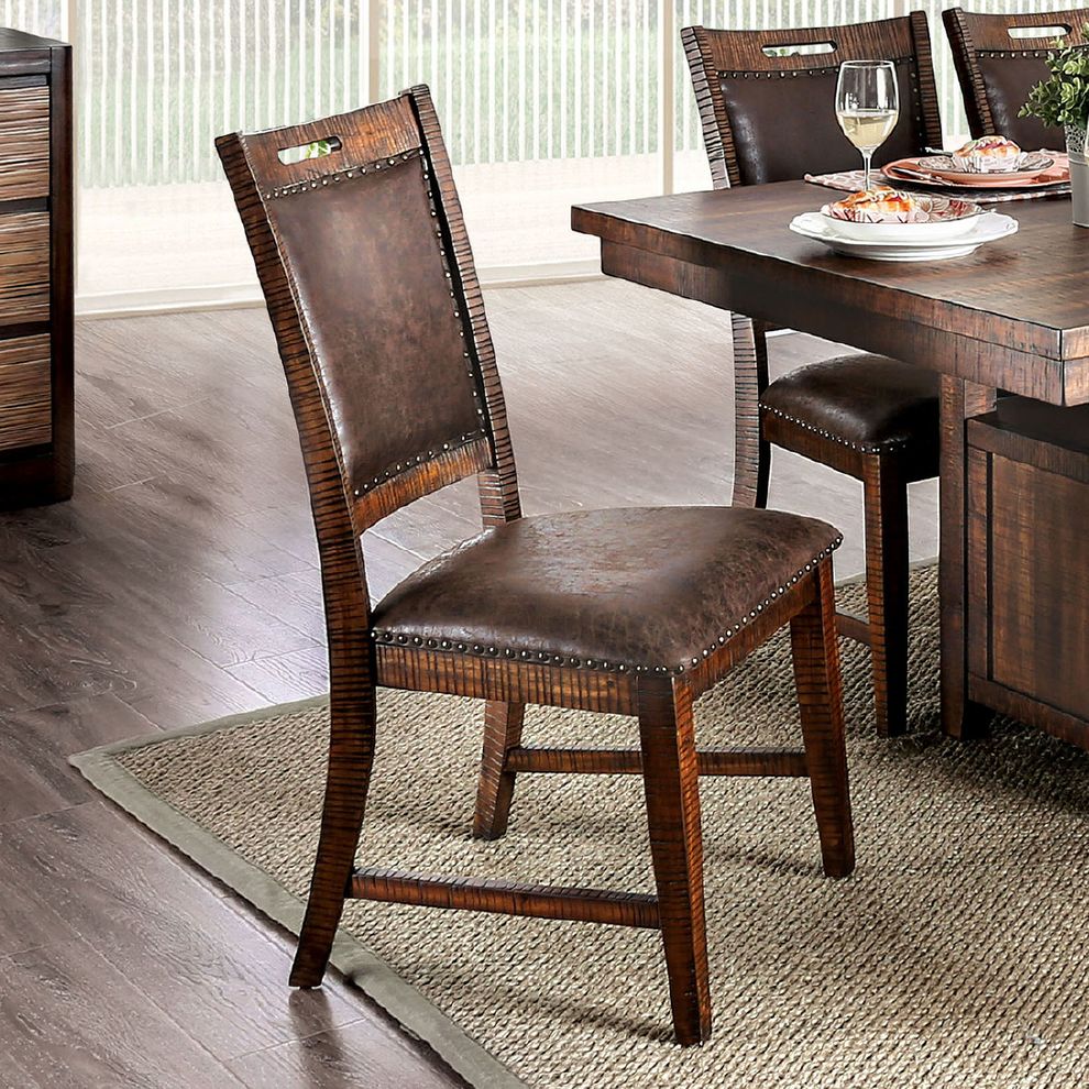 Light Walnut Rustic Dining Table by Furniture of America