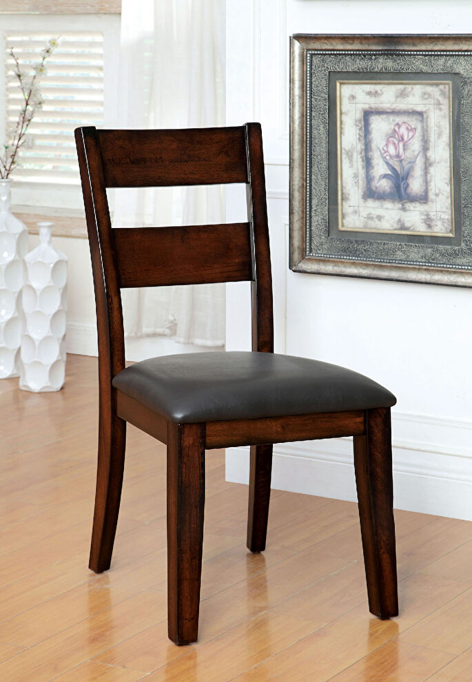 Dark cherry cottage dining chair by Furniture of America