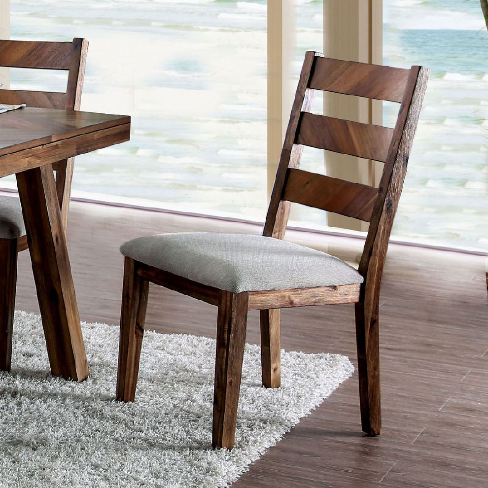 Light Oak Transitional Dining Chair by Furniture of America