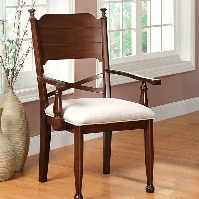 Brown cherry finish cottage dining chair by Furniture of America