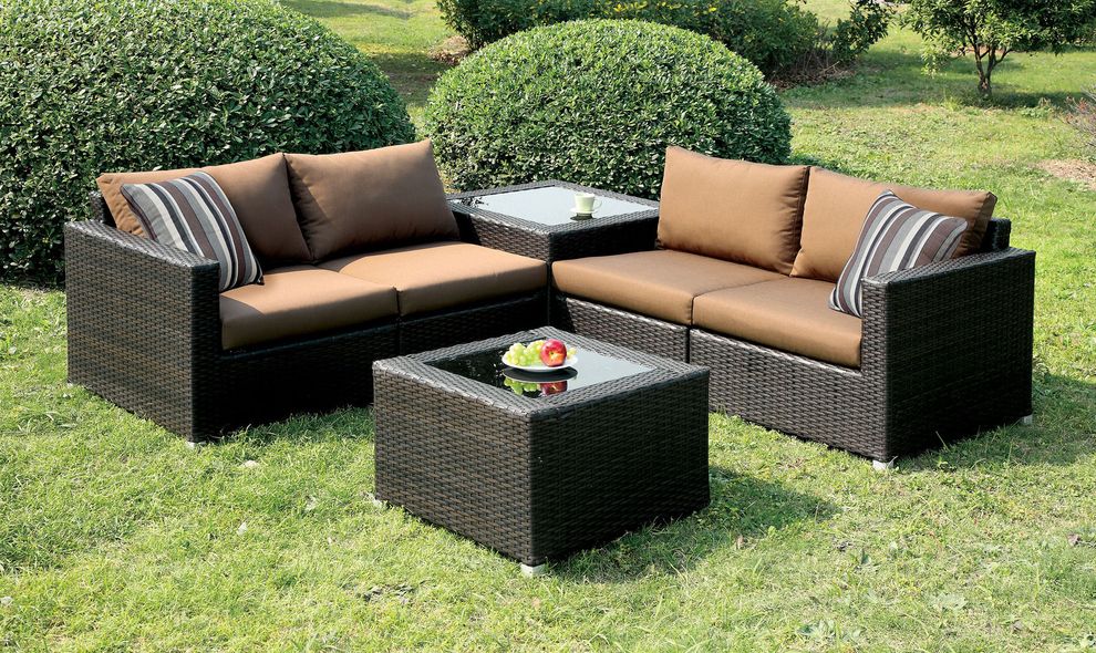 Patio sectional sofa set by Furniture of America