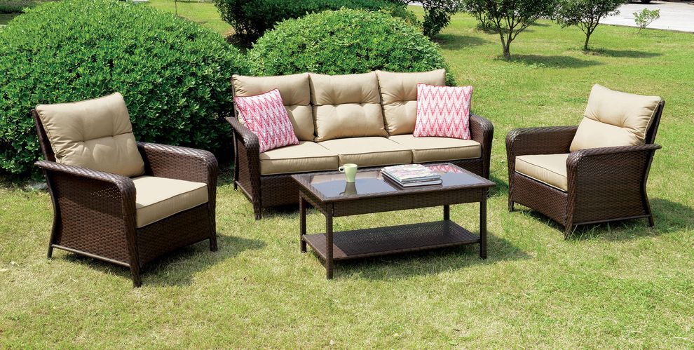 4pcs patio furniture set by Furniture of America