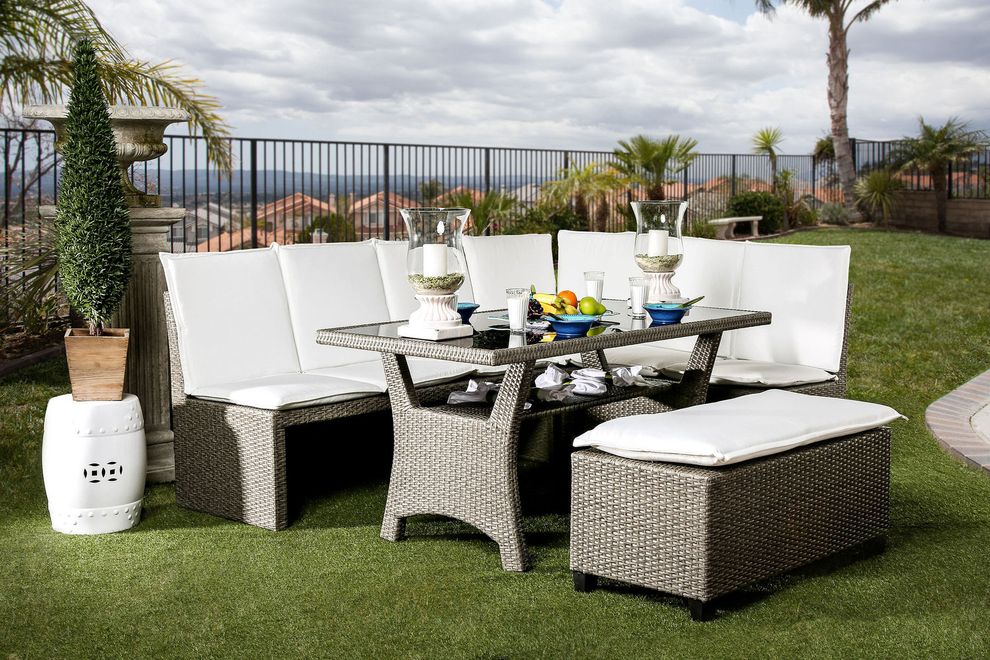 3 Pc. Patio Dining Set by Furniture of America