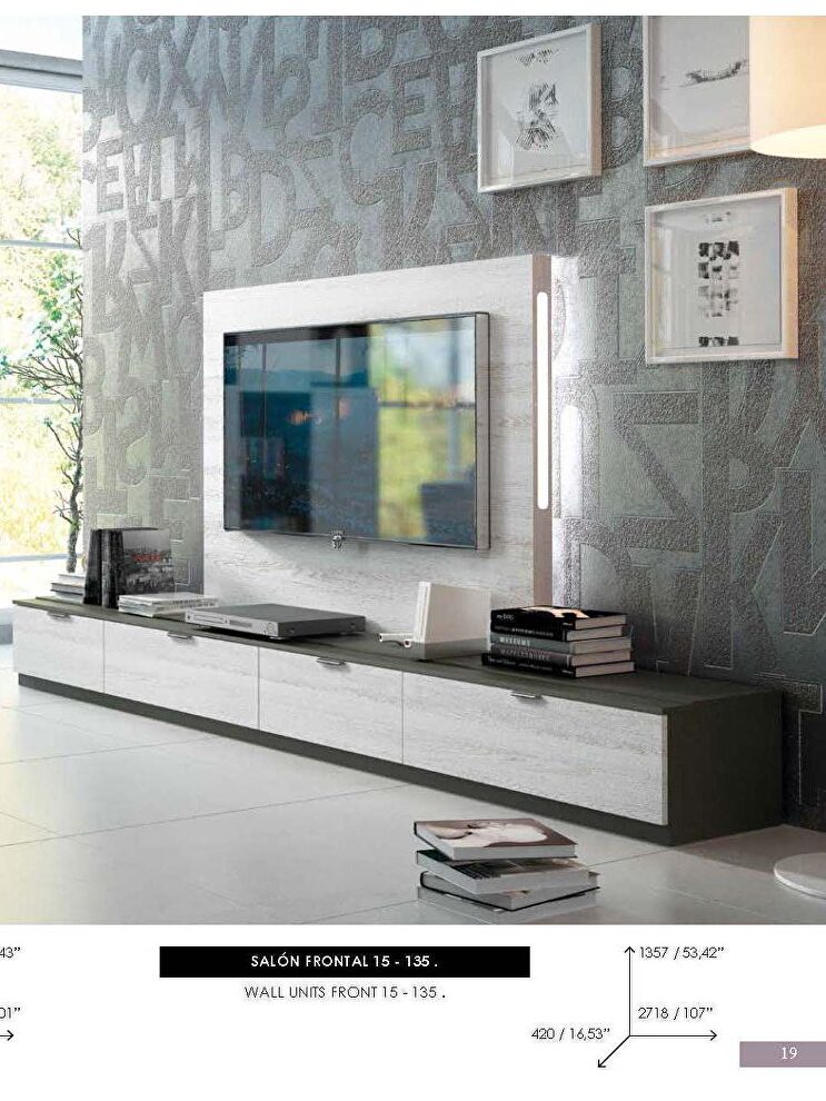 Contemporary hanging wall-unit by Fenicia Spain