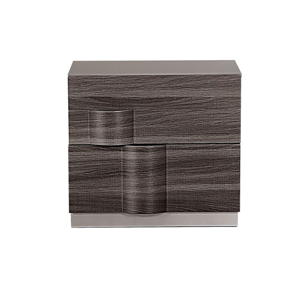 Modern gray/brown stylish nightstand by Global