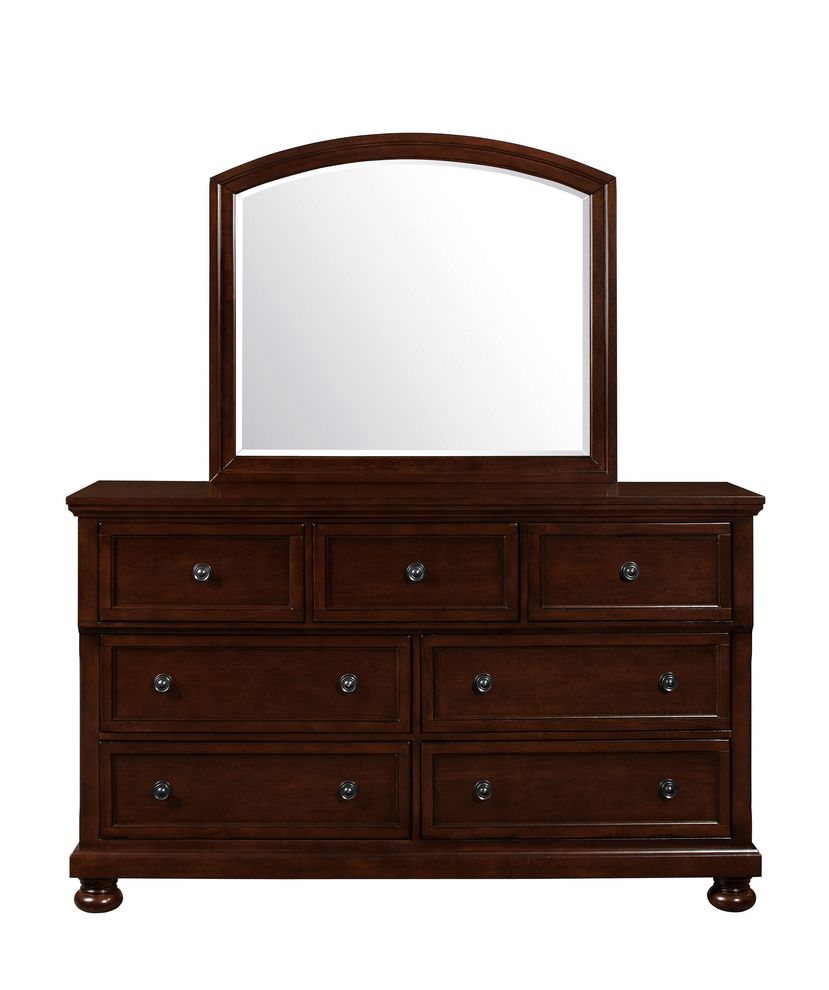Rich brown finish traditional style dresser by Global