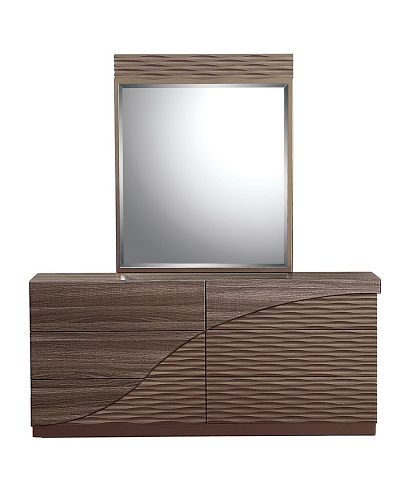 Zebra Wood/Gold modern dresser by Global