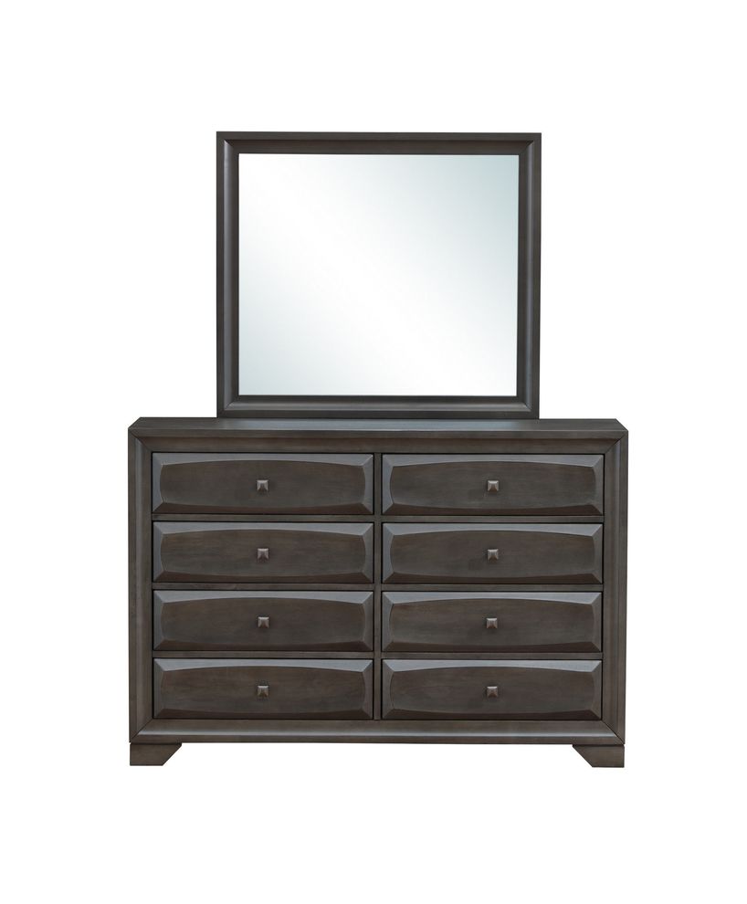 Antique gray finish classic style dresser by Global