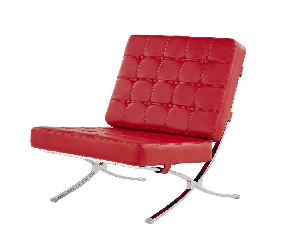 Famous designer replica chair in red by Global