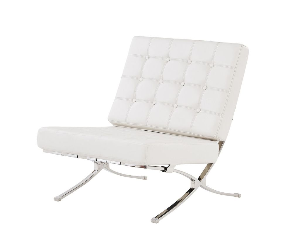 Famous designer replica chair in white by Global