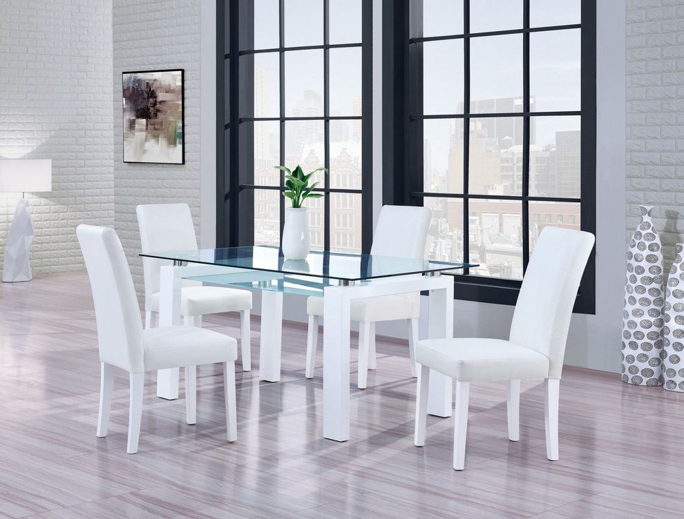 Simple modern design 5pcs dining room set by Global
