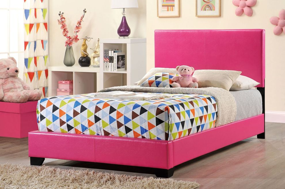 Modern pink kids bed by Global