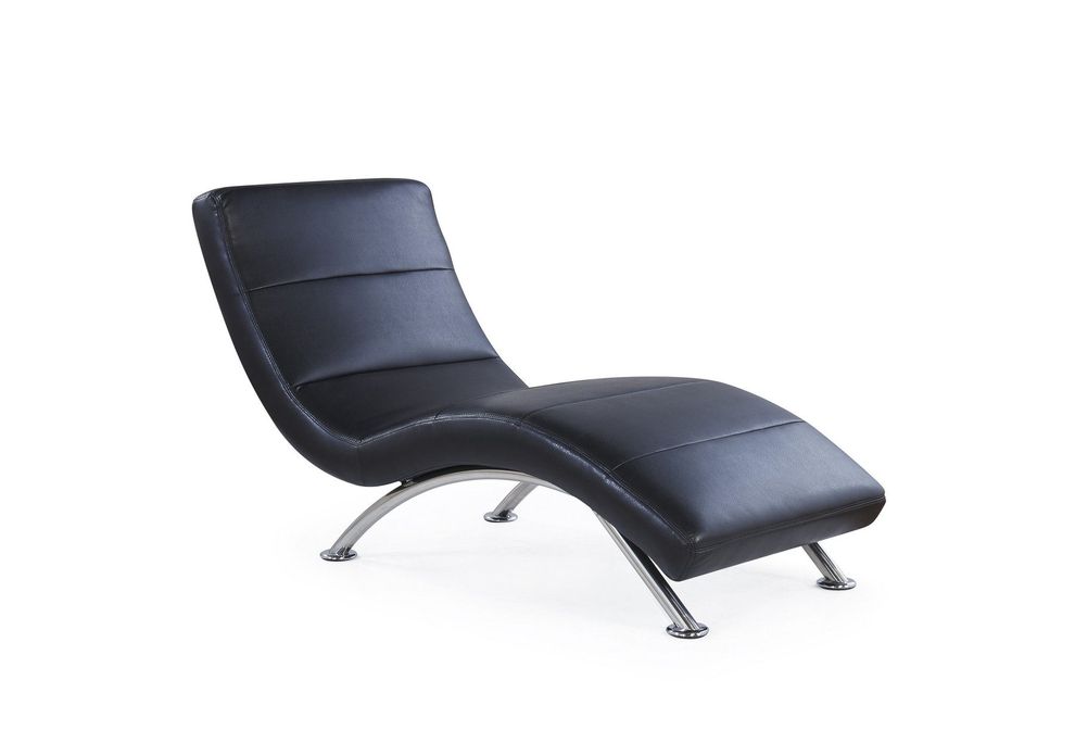 Perfect bonded leather love chaise by Global