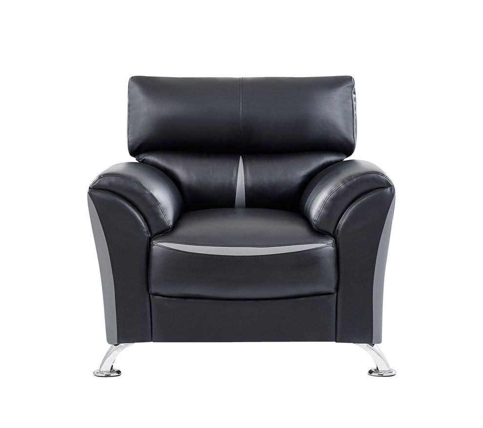 Black pvc casual style affordable chair by Global
