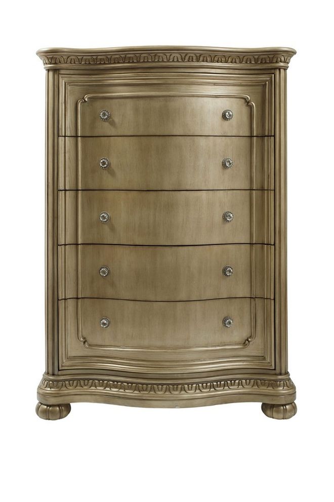 Classic chest in golden finish by Global