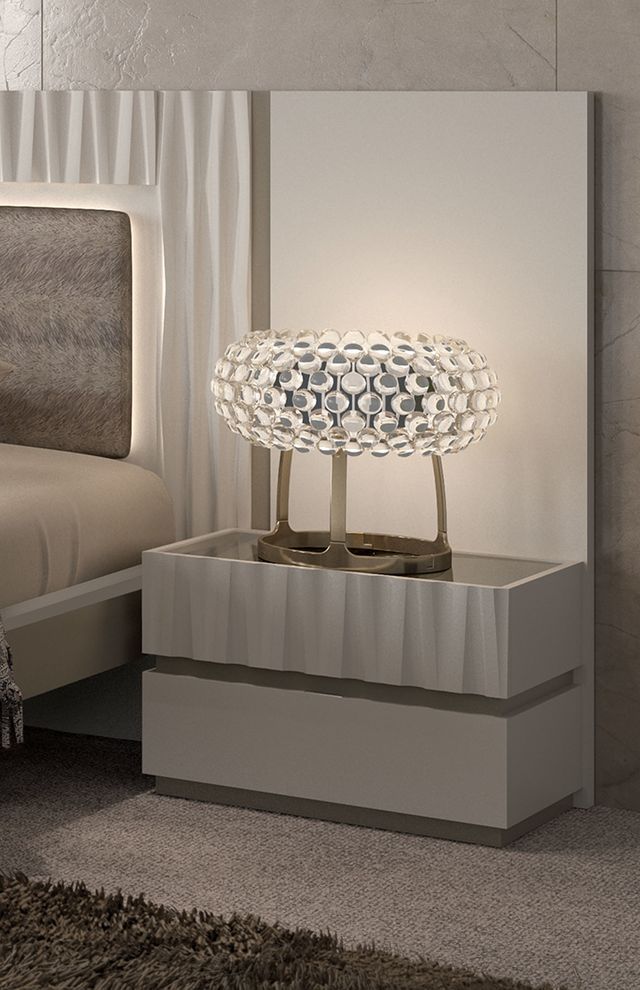 Contemporary light beige / tan nightstand by Garcia Sabate Spain