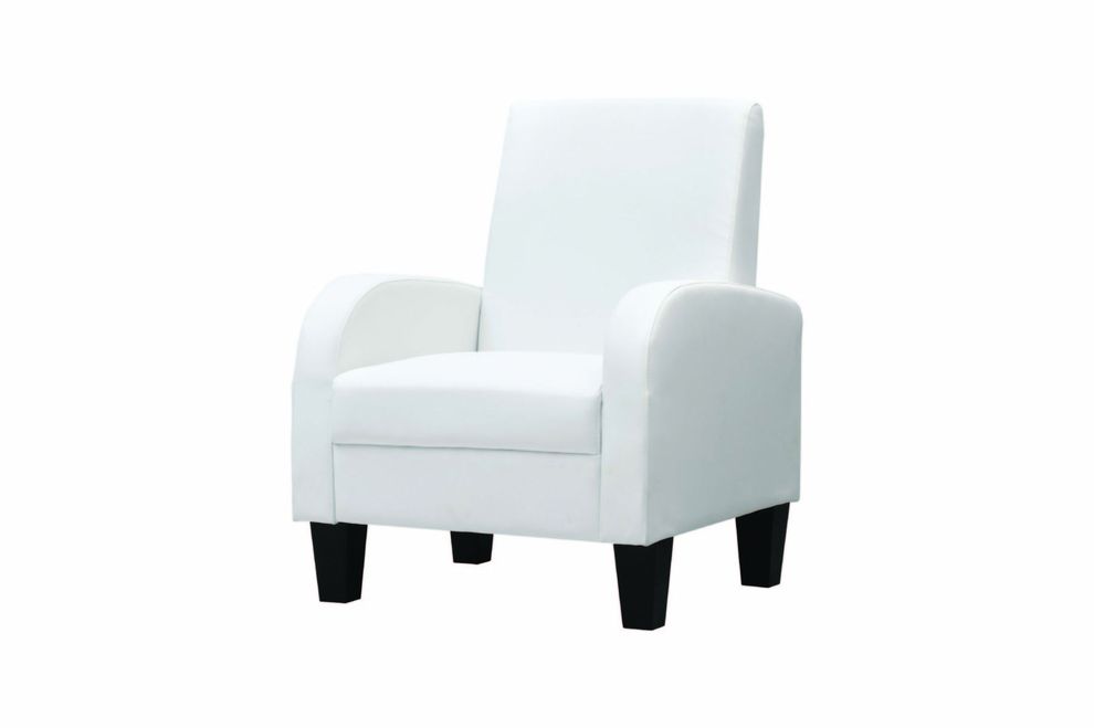 Club chair in leather white by Glory