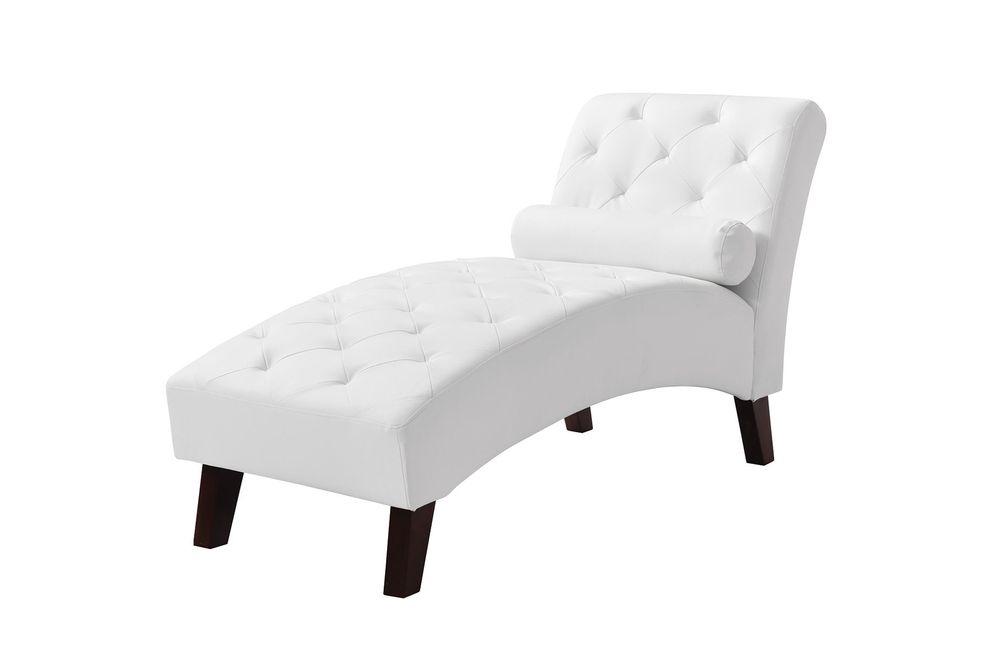 Tufted back affordable chaise lounge chair by Glory