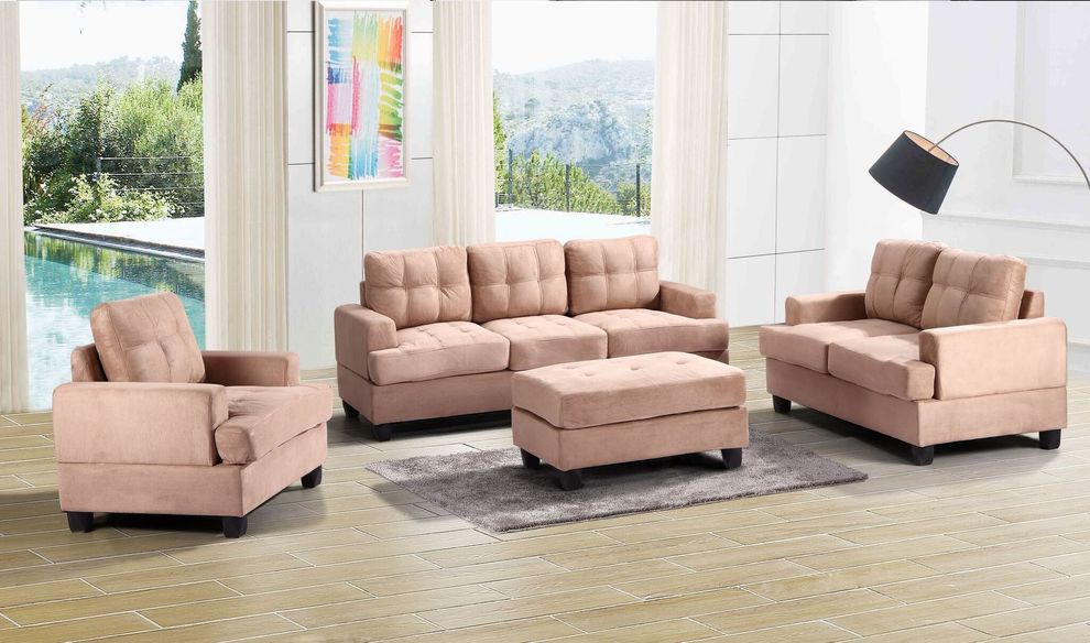 Saddle microfiber casual style affordable sofa by Glory