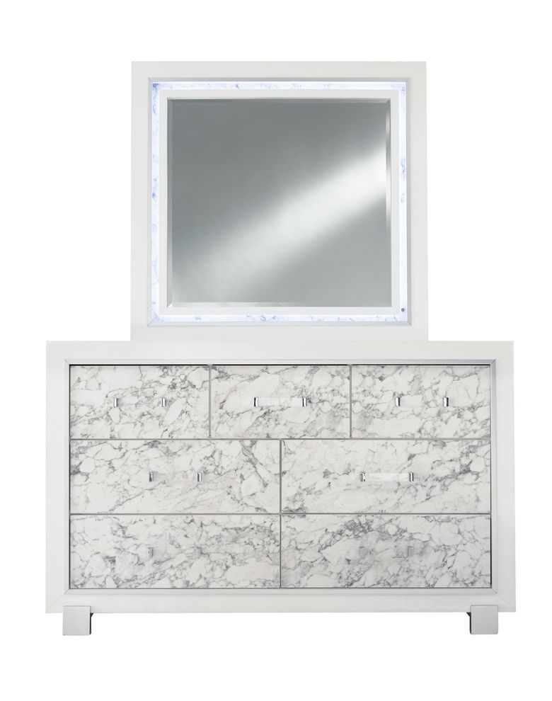 White exquisite dresser by Global