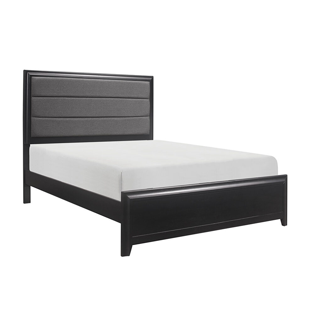 Espresso finish eastern king bed by Homelegance