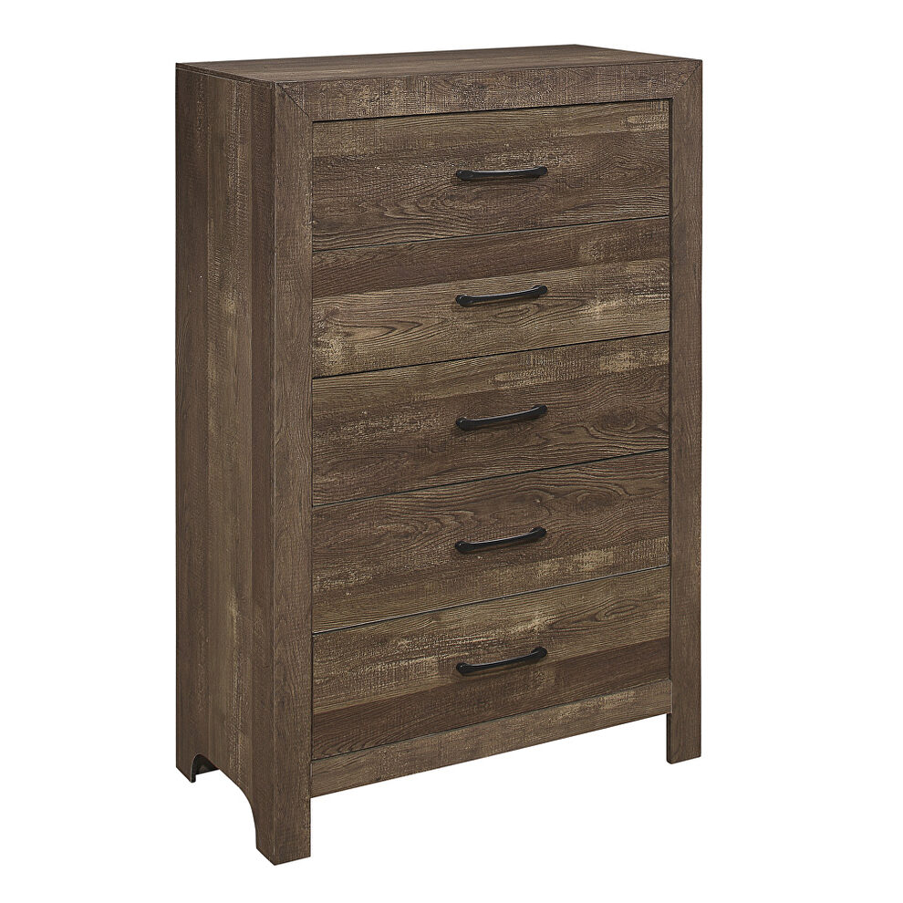 Rustic brown finish chest by Homelegance