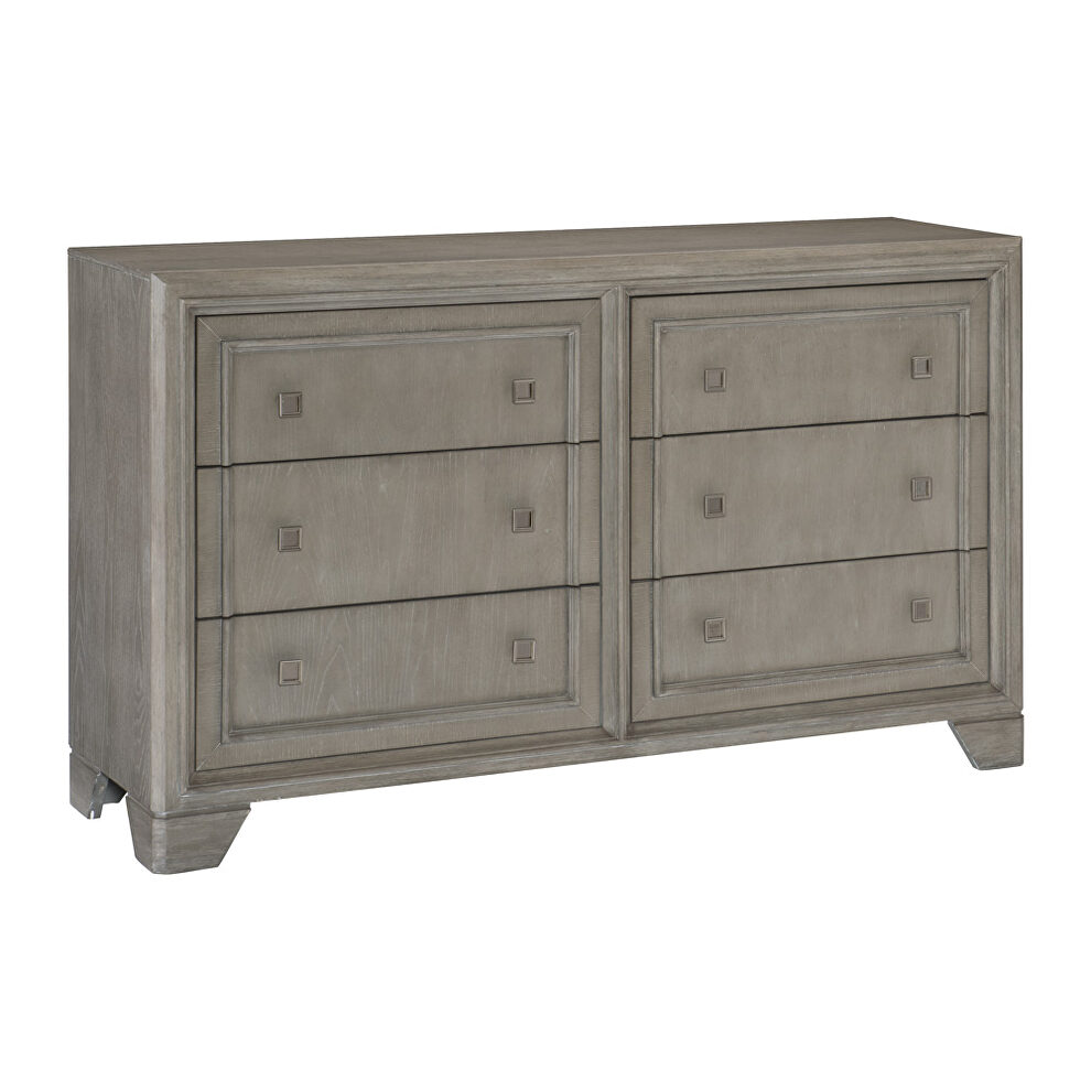 Driftwood gray finish traditional design dresser by Homelegance